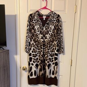 Chico's Animal Print Dress